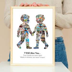 Two Boys Photo Collage Friendship Gift (Digital Download) Canva Frames