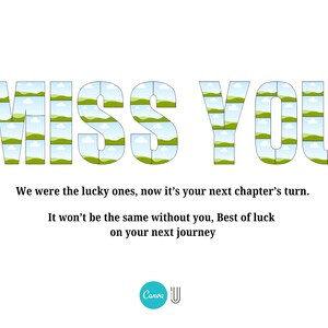 We Will Miss You Farewell Gift for Coworker Boss Team Printable Photo Collage Best Friend Leaving Picture for Employee Going Away