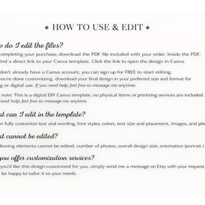 Peut inclure: Un document blanc avec du texte noir expliquant comment utiliser et modifier un mod&egrave;le num&eacute;rique. Le texte comprend des instructions sur la modification des fichiers, les options de personnalisation et ce qui ne peut pas &ecirc;tre modifi&eacute;. Le document aborde &eacute;galement les services de personnalisation.