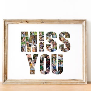 Farewell Photo Collage: Personalized Goodbye Gift (Digital Download)