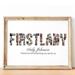 First Lady Photo Collage Gift: Church Ministry Appreciation (Digital File)