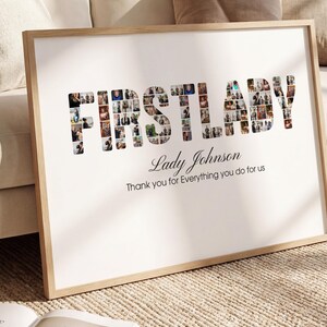 First Lady Gifts Photo Collage Church Appreciation Gift for Pastor Wife & Ministry image 2