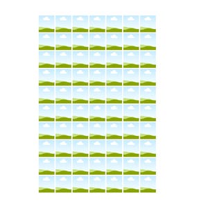 70 Photo Collage Template, Minimalist Grid (Canva Digital Download)