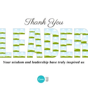Personalized Leader Photo Collage: Appreciation Gift (Digital File)