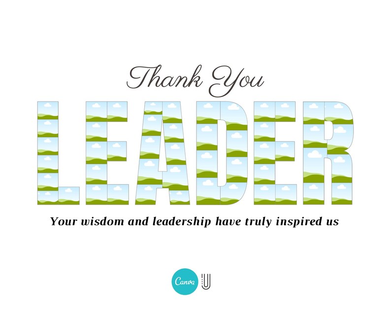 Personalized Leader Photo Collage: Appreciation Gift (Digital File)