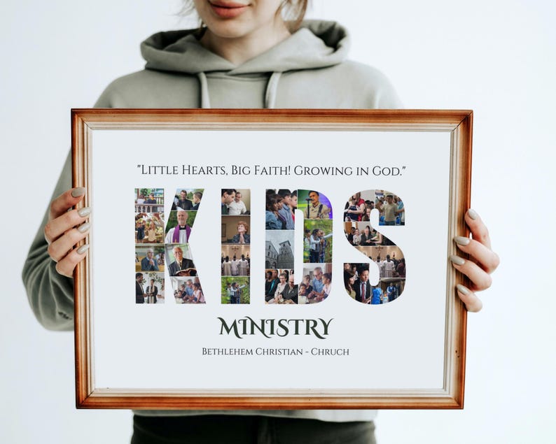 Kids Ministry Photo Collage Art (Digital Download)
