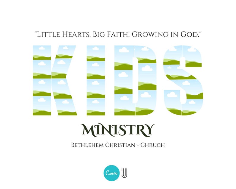 Kids Ministry Photo Collage Art (Digital Download)