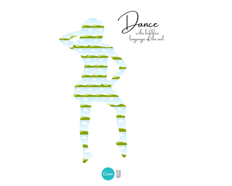 Personalized Dance Photo Collage: Custom Dancer Gift (Digital File)