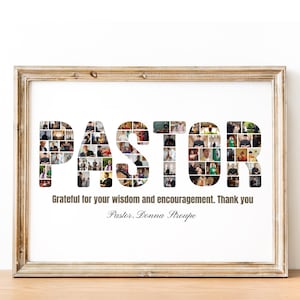 Pastor Appreciation Photo Collage Gift (Digital Download)
