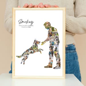 Custom German Shepherd Photo Collage Gift, German Shepherd Decor, German Shepherd Pet Owner Lover Gift, German Shepherd Birthday, Dog Loss