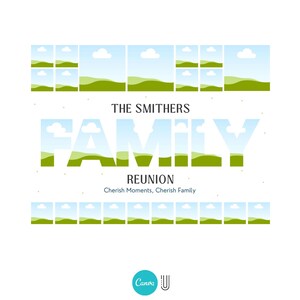 Family Reunion Photo Collage Poster: Personalized Keepsake (Digital File)