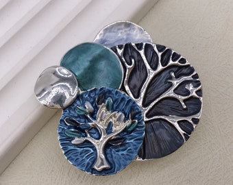 Magnetic Mulberry tree of life brooch design for any occasion - For Weddings, Engagements, Proms | makes a great gift