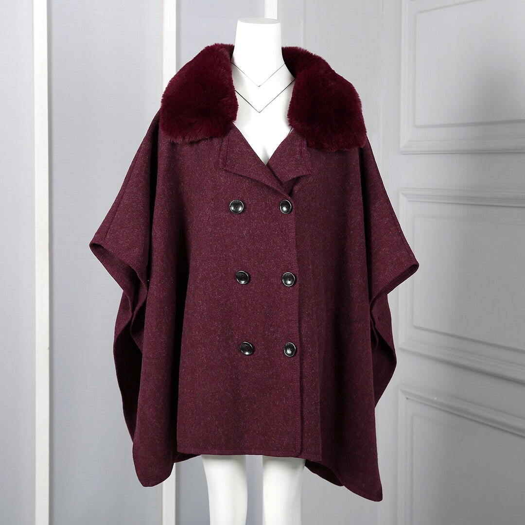 Cape sales collar coat