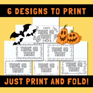 Halloween Coloring Pages, Halloween Coloring Card, Printable Halloween Activity, Halloween Digital Party Activity, Instant Download