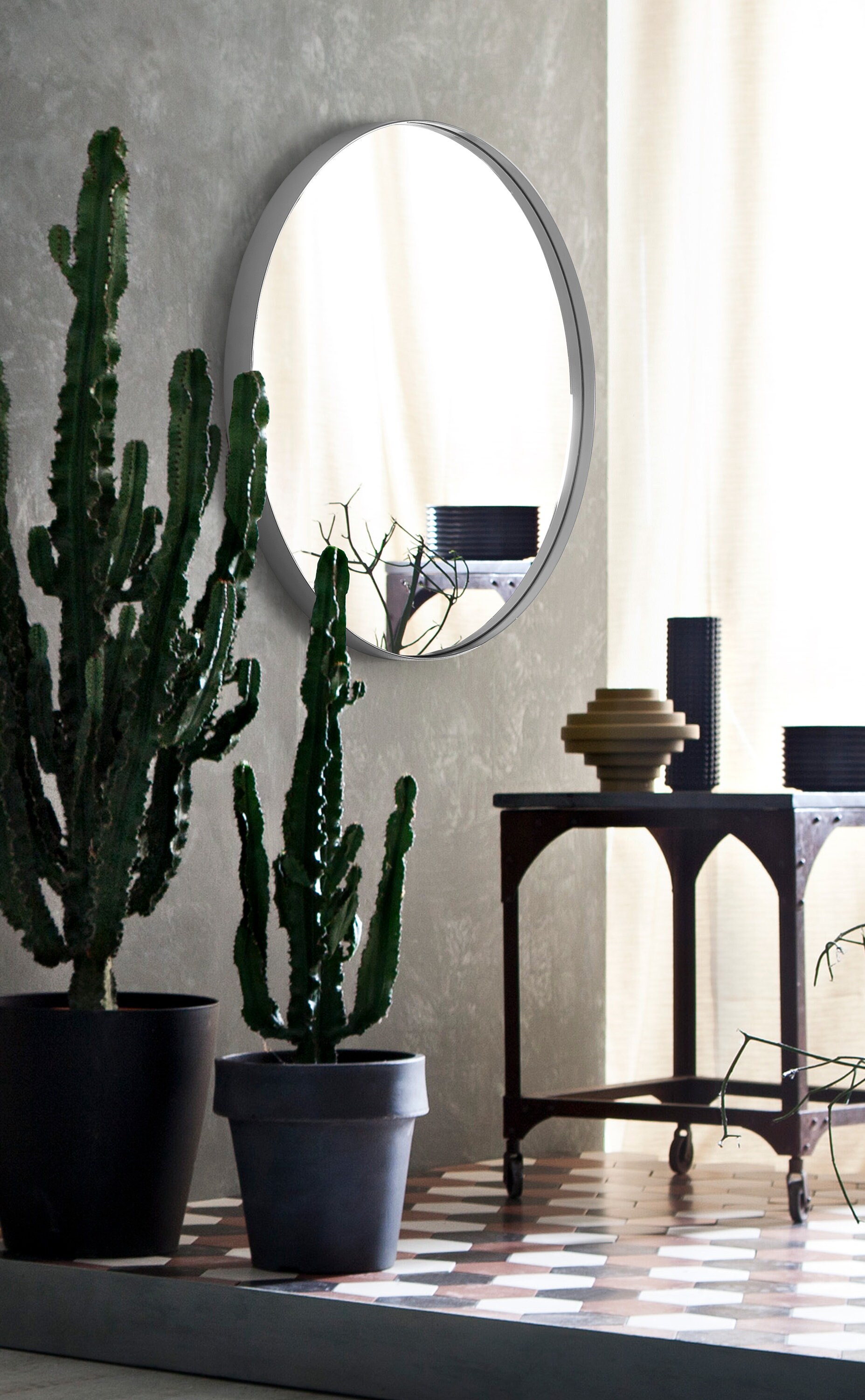 Round Mirror Full Length Mirror Vanity Mirror Bathroom - Etsy
