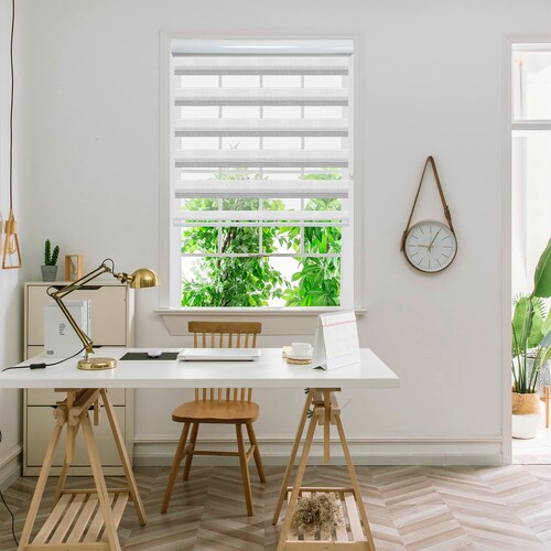 ARG Home Design Gray Zebra shops Roller Blinds