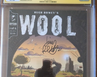 2014 Signiert Hugh Howey's Wool #1 SS CGC 92 Jimmy Palmiotti Signature