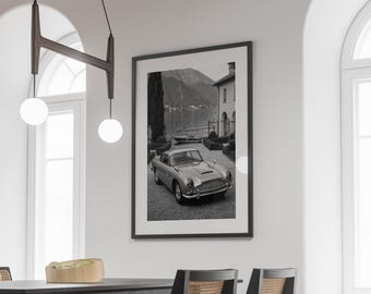 Old Money Aesthetic Print, Vintage Car Photography,  Luxury Wall Art, Seaside Decor, Digital Download