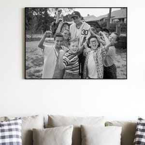 Sandlot-affisch, retro basebollfilmtryck (digital nedladdning) bild 1