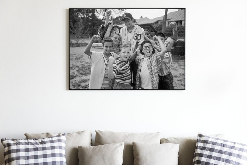 Sandlot-affisch, retro basebollfilmtryck (digital nedladdning) bild 1