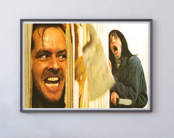 The Shining Movie Poster, Funny Bathroom Art (Digital Download)