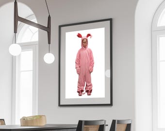 A Christmas Story Movie Poster: Printable Vintage Wall Art (Digital Download)