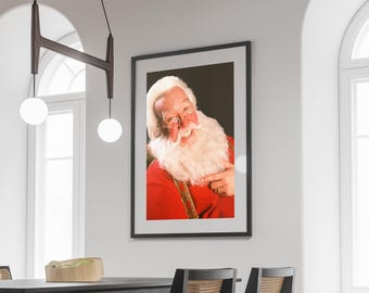 The Santa Claus Movie Poster: Printable Christmas Wall Art (Digital Download)