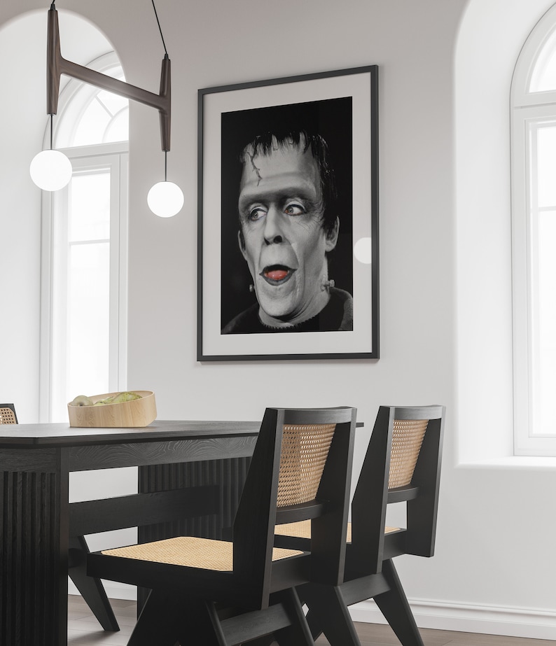 The Munsters Poster Halloween Wall Decor Herman Munster Etsy Australia