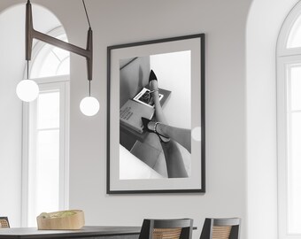 Vintage feministische Kunstdruck, Frau in Heels Foto, HypeBeast Decor (digitaler Download)