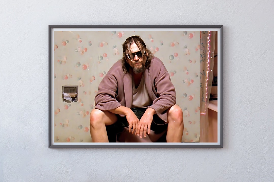 xze The Big Lebowski Póster decorativo de lona para habitación, póster estético, impresión artística de pared, pósteres de 12 x 18 pulgadas (30 x 45 cm), estilo sin marco