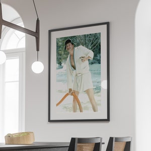 Affiche de film de vacances de Noël, impression de salle de bain drôle, affiche cousin Eddie, comédie, art mural maison drôle, décoration de Noël, affiche de film drôle
