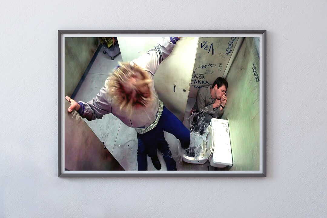 Funny Bathroom Wall Decor Poster Dumb and Dumber Movie - Etsy