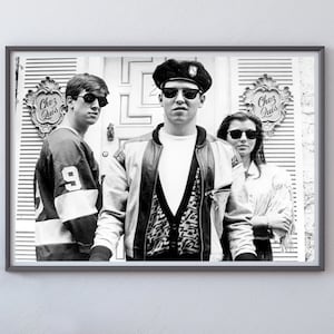 Manifesto di "Una pazza giornata di vacanza", stampa murale del film "Chez Luis", manifesto originale del film, stampa di poster divertente, stampa artistica digitale, commedia anni '80