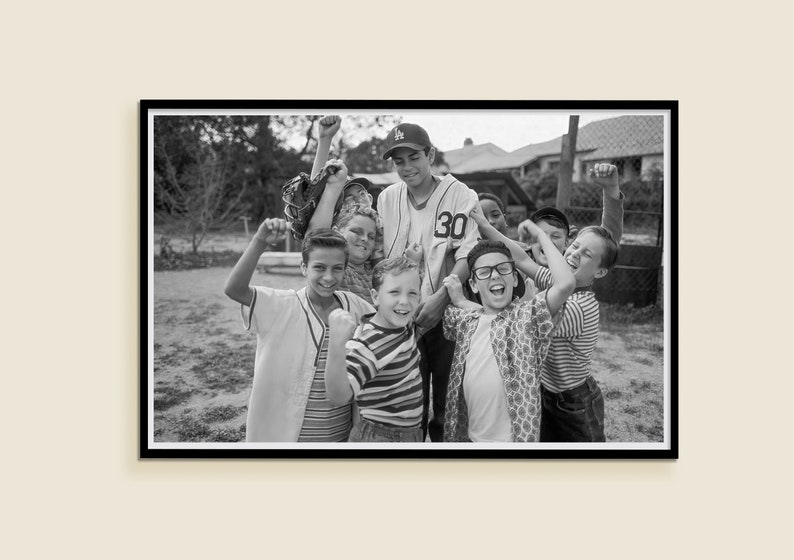 Sandlot-affisch, retro basebollfilmtryck (digital nedladdning) bild 5
