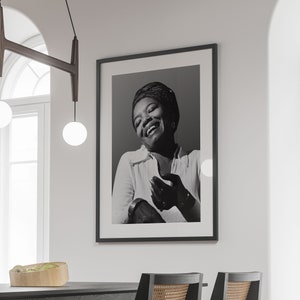 Vintage Maya Angelou Poster, Black And White, Maya Angelou Print, Feminist Poster, Maya Angelou Canvas, Maya Angelou Photo, Antique Photos