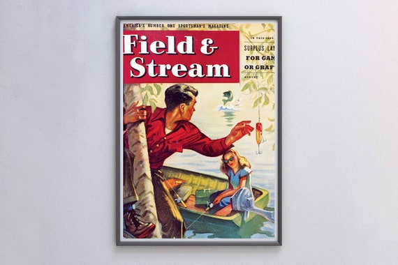 Vintage Fly Fishing Poster, Field and Stream, Fisherman Print, Retro Fishing  Wall Art, Fishing Cabin Decor, Gift for Dad, Digital Download -  Canada
