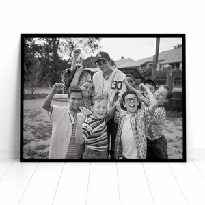 Sandlot-affisch, retro basebollfilmtryck (digital nedladdning) bild 6