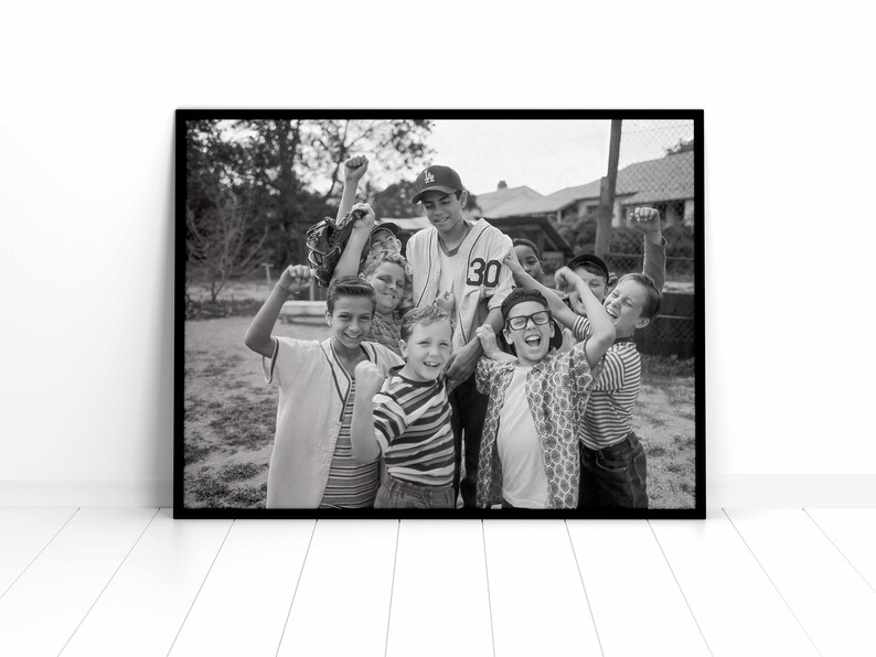 Sandlot-affisch, retro basebollfilmtryck (digital nedladdning) bild 6