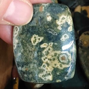 Ocean Jasper Polished Worry Stones. Only 1 left!