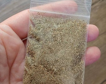 Devils Club Bark. Ground. Rare. Raw. Small bag. Organic. Natural. Clean. Kind. 5 g approx.