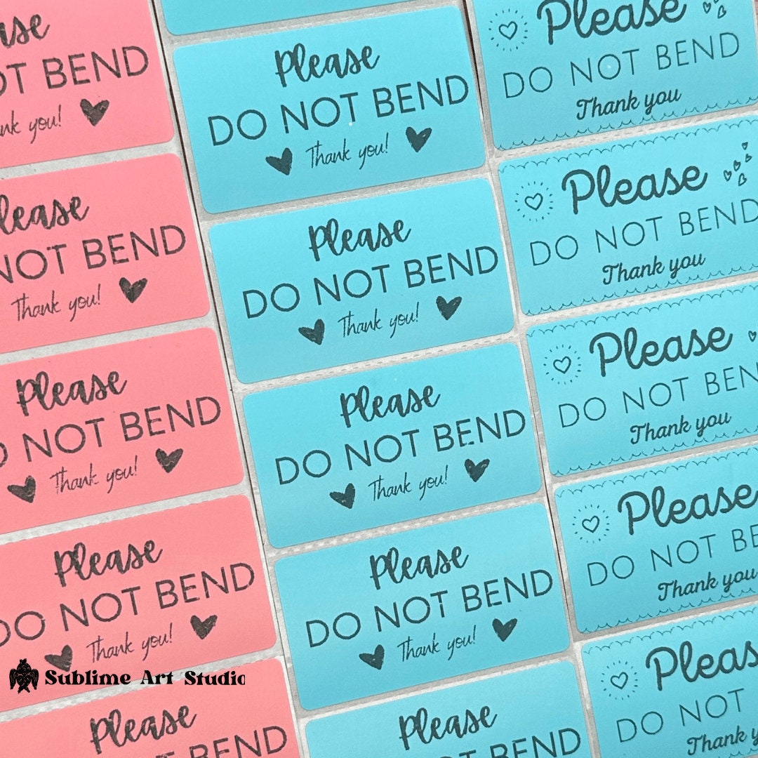 do-not-bend-stickers-etsy for Free Printable Do Not Bend Labels Do Not Bend Stickers - Etsy for Free Printable Do Not Bend Labels
