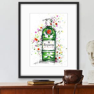 Hennessy Cognac Bottle Artwork – Sophisticated Bar Wall Art