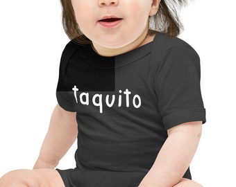 Taquito Baby short sleeve, one piece, baby taquito gift,  baby clothing, new born, baby fun, fun clothing, baby style, Girl or boy Taquito