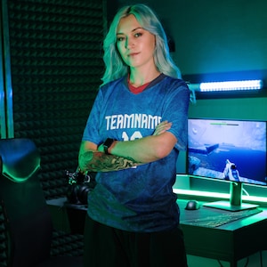 Personalize Your Game: Custom Sport Team Jersey with Recycled Unisex Soccer Shirt, Customize Number and Name for a Unique Team Experience