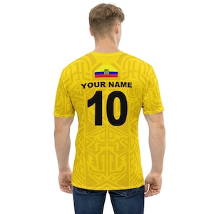 Copa America 2024, Football Copa America Tee, Ecuador Soccer Jersey, Personalized Shirt, Customize your number and name