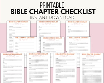 Printable Bible Reading Plan - Etsy