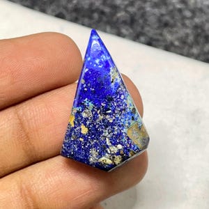 Top Quality Bluebird Azurite Malachite, Freeform Cabochon,   29x15x5 MM,  19 CTS, Loose Cabochon,  #B-07388