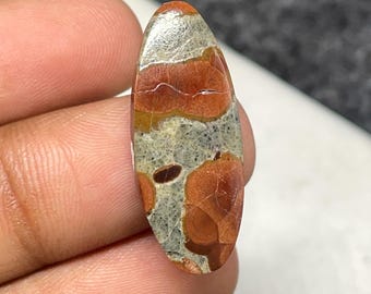 Peanut Obsidian , Oval Cabochon, 7 CTS, 27x11x3  MM, #B-6682