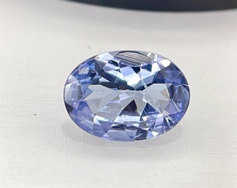 Natural Unheated Tanzanite, 7x5 MM, Oval Cut Stone, 0.60 Carats, Clearity:- V.S, Beautiful Tanzanite,  #310