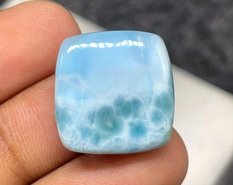 最高品質のラリマー、マーキス カボション、15x7x4 MM、3 CTS、ルース
